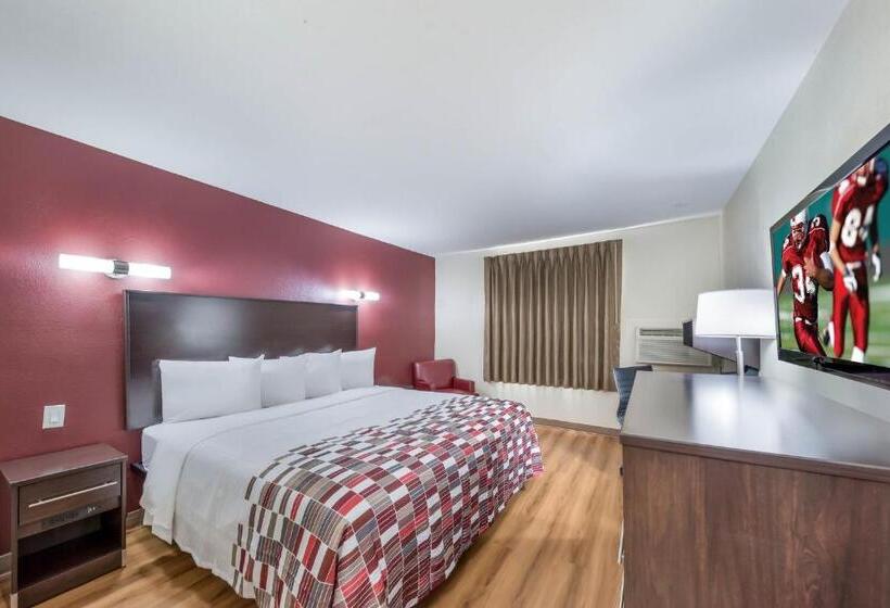 带大床的豪华间, Red Roof Inn & Suites Denton