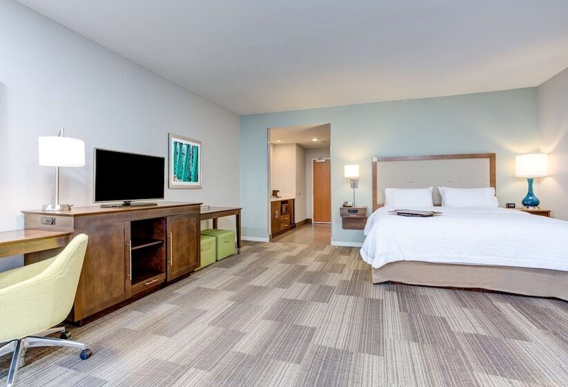 סטודיו סטנדרט מיטה זוגית, Hampton Inn & Suites Macon I 475
