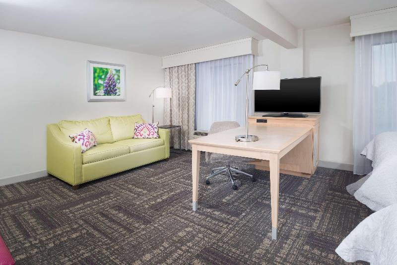 带大床的标准工作室, Hampton Inn & Suites Wilson I 95