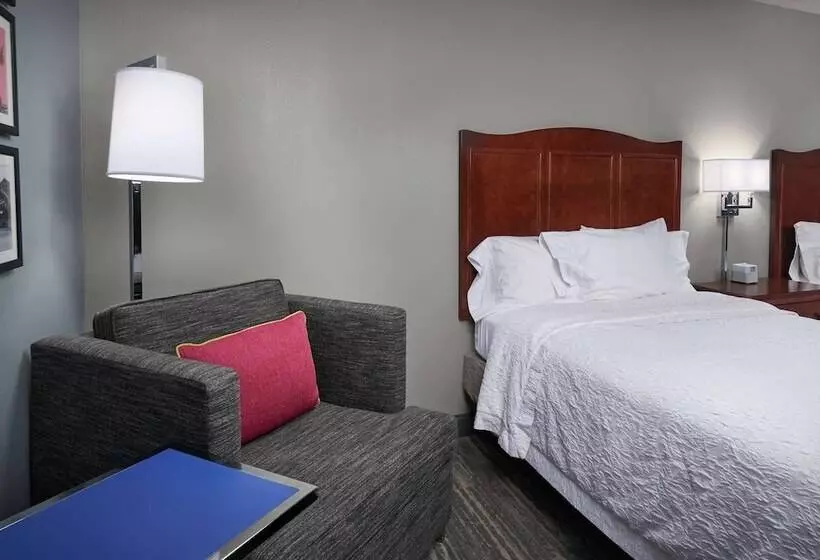 ２ダブルベッドのスタンダードルーム, Hampton Inn Beaumont