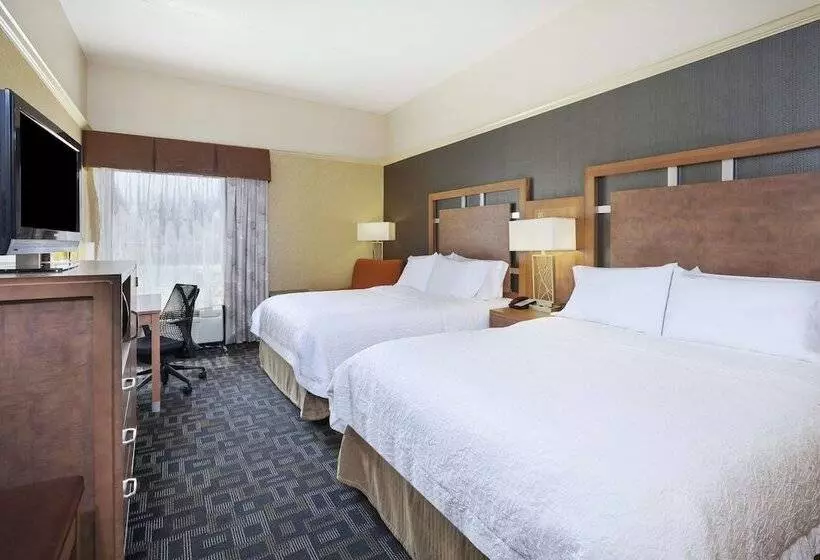 ２ダブルベッドのスタンダードルーム, Hampton Inn Clinton