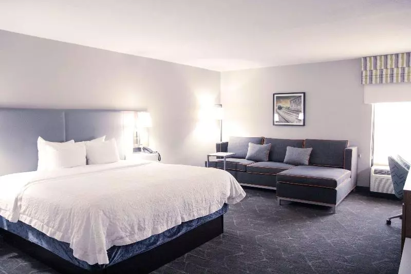 キングサイズベッドのデラックスルーム, Hampton Inn Greeneville