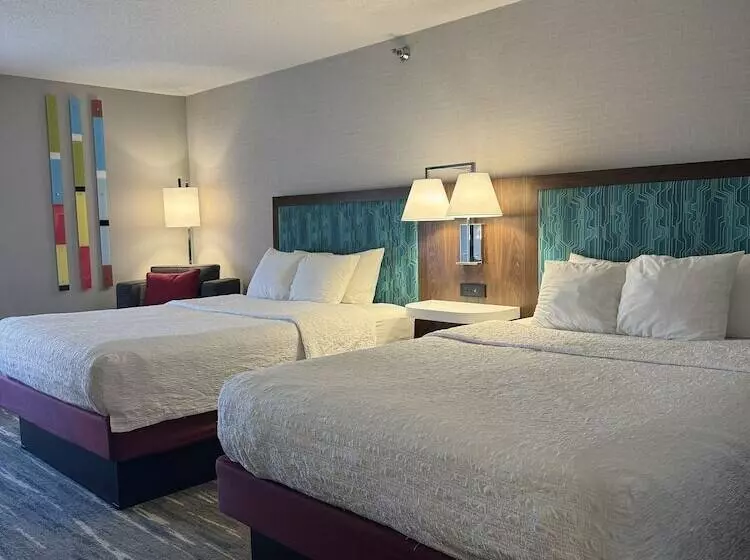 اتاق استاندارد با 2 تخت دوبل, Hampton Inn Lincoln   South/heritage Park