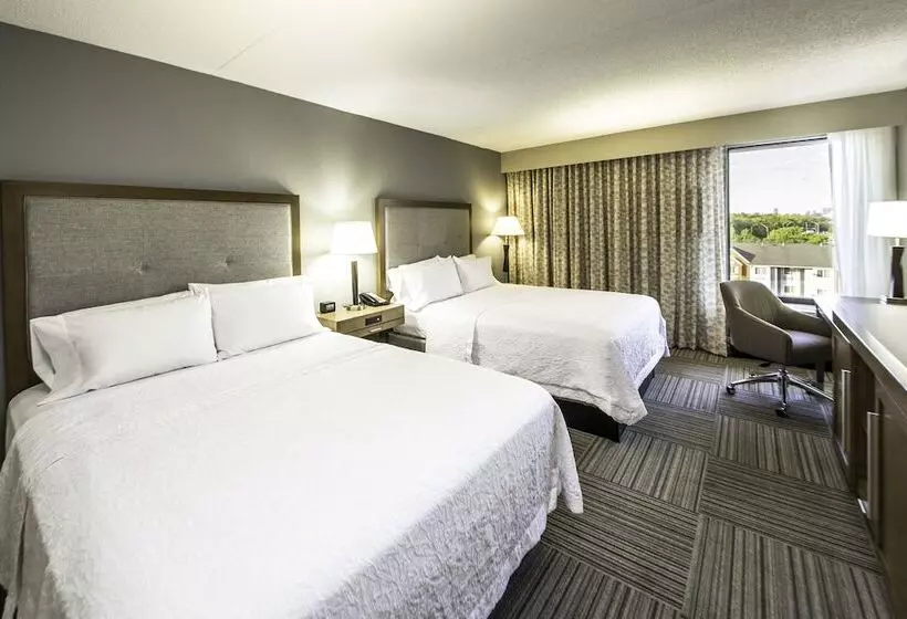 اتاق استاندارد با 2 تخت دوبل, Hampton Inn Philadelphiainternational Airport