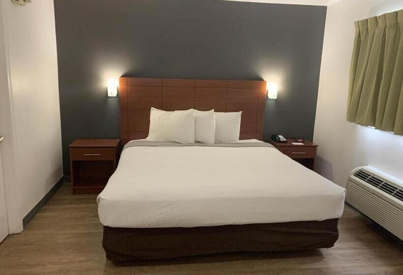 带大床的豪华间, Studio 6 Hampton, Va   Langley Afb Area