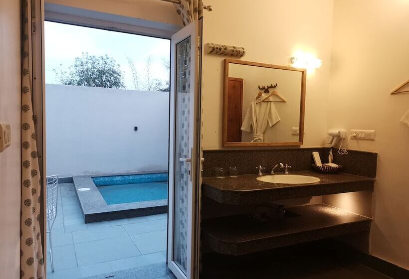 בית, חדר שינה 1, Astroport Sariska Treetop By Eight Continents