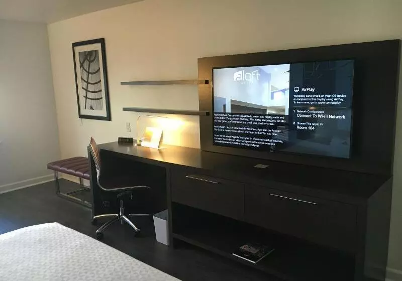 اتاق استاندارد با تخت دو نفره بزرگ, Aloft San Jose Cupertino