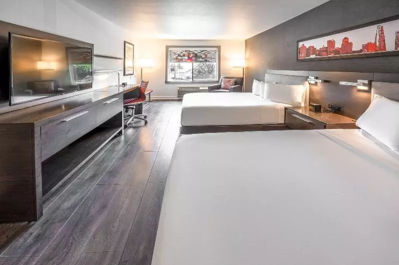 اتاق استاندارد با تخت دو نفره بزرگ, Aloft San Jose Cupertino