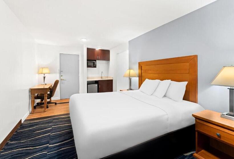 스탠다드 룸 킹사이즈 침대, Americas Best Value Inn Stonington Mystic