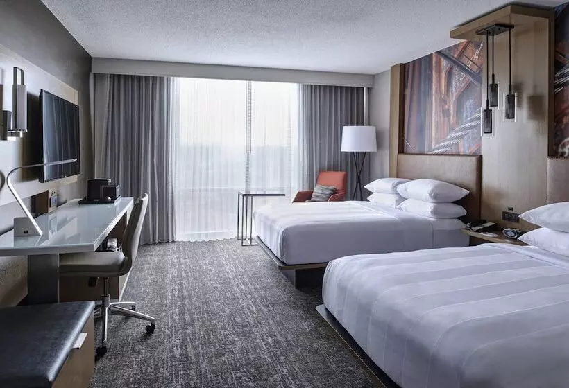 ２ダブルベッドのスタンダードルーム, Auburn Hills Marriott Pontiac