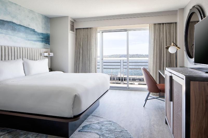 Номер Стандарт Кровать Кинг Адаптированный для Инвалидов, Seattle Marriott Waterfront