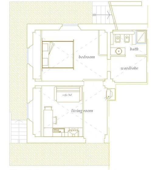 شقة غرفة واحدة مطلة على الحديقة, Agriturismo Pieve De Pitti