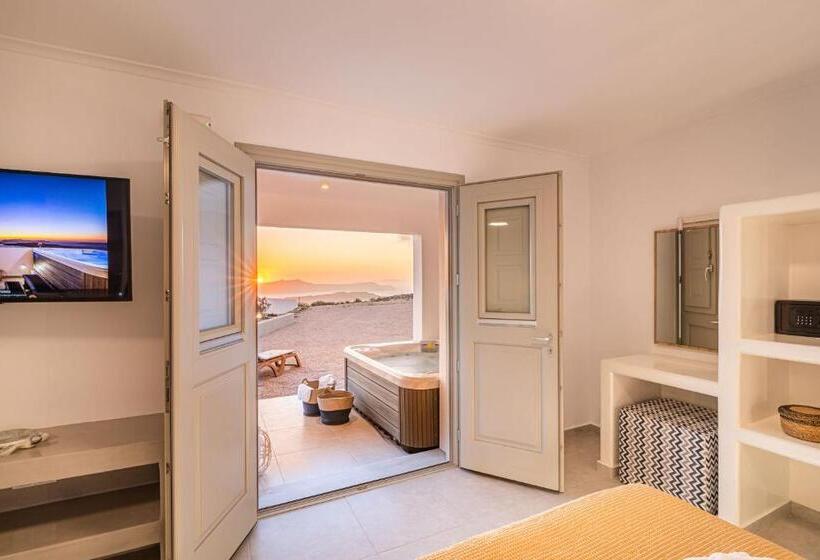 Deluxe Junior Suite mit Ausblick, Caldera Stories Private Suites