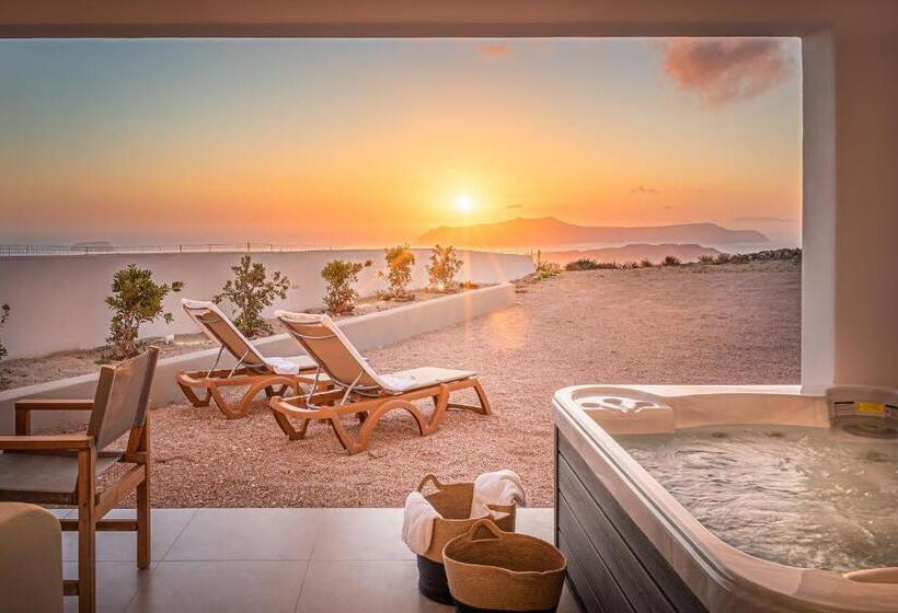 Deluxe Junior Suite mit Ausblick, Caldera Stories Private Suites