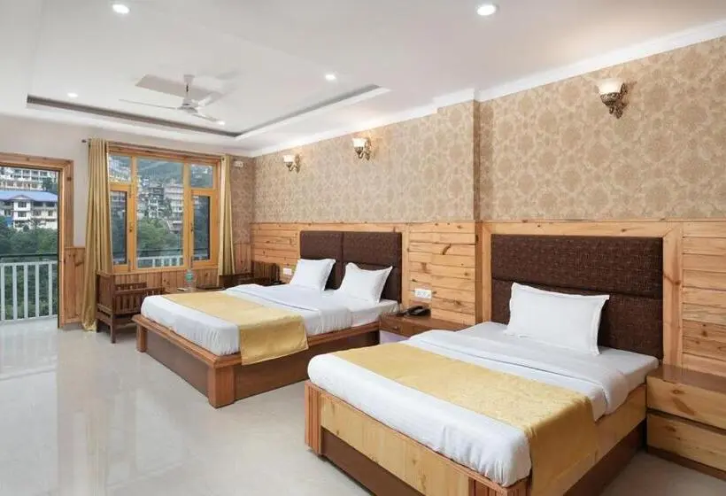 マウンテンビューファミリールーム, Mcleod Ganj Best Hotel Royal India #cheapest Hotel #mountain View# Near Dalai Lama Temple 100m