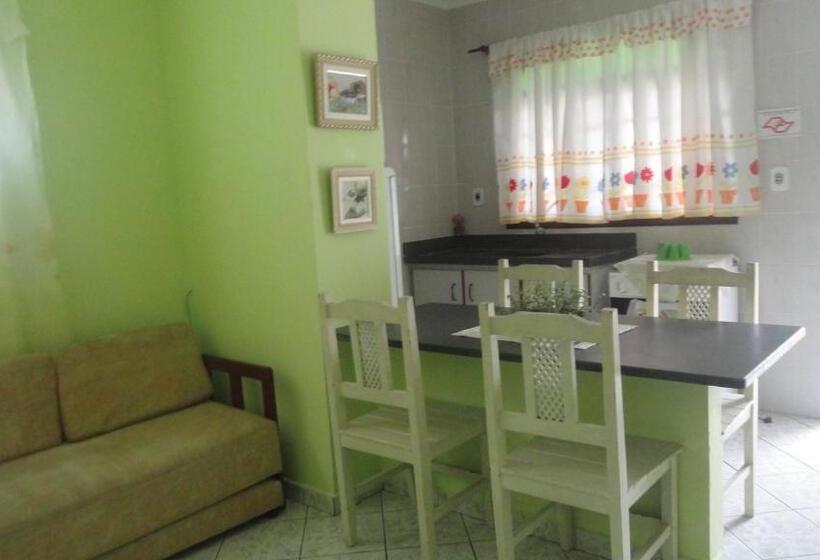 带1个卧室的带阳台的公寓, Pousada Peruíbe Praia