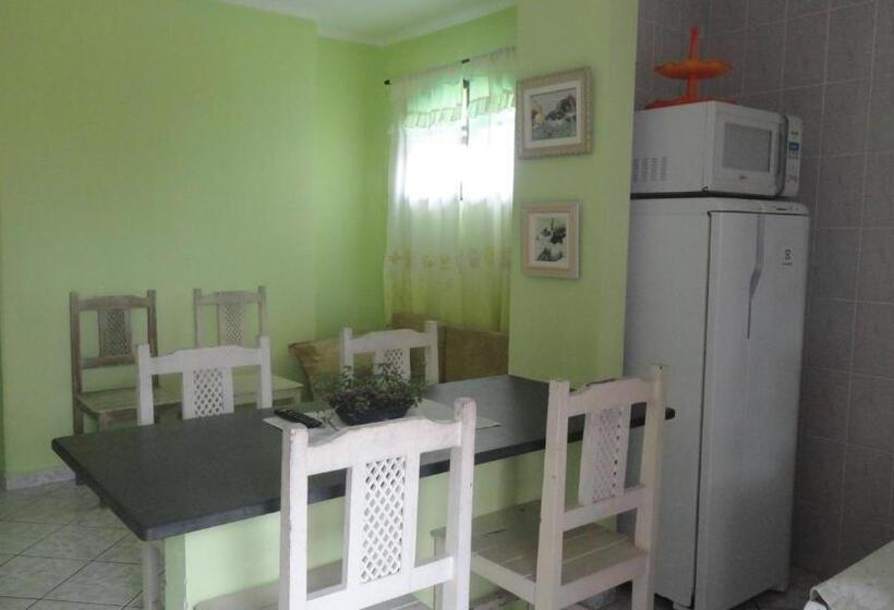 带1个卧室的带阳台的公寓, Pousada Peruíbe Praia