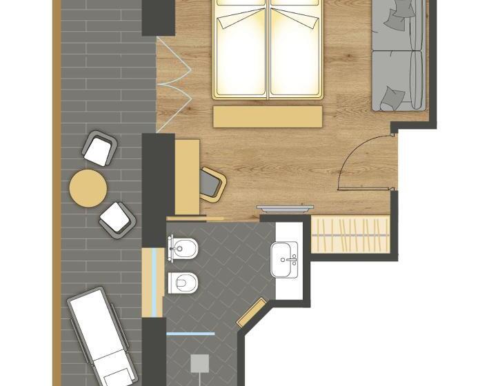 Номер Deluxe с Балконом, Garni Broi   Charme & Relax