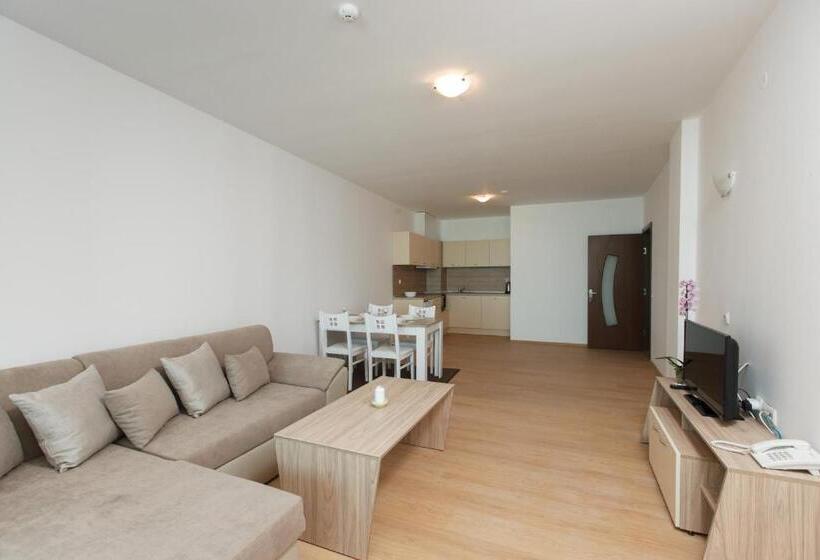Апартаменты Deluxe 1 Спальня Вид на Море, Silver Beach Apart Complex