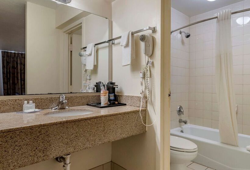 带2个双人床的标准工作室, Quality Inn At Town Center