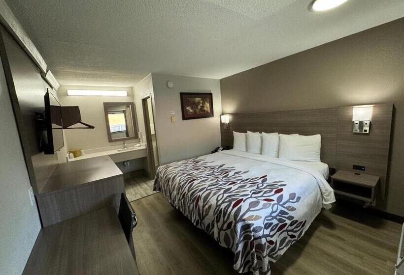 스탠다드 룸 킹사이즈 침대, Red Roof Inn Greenville