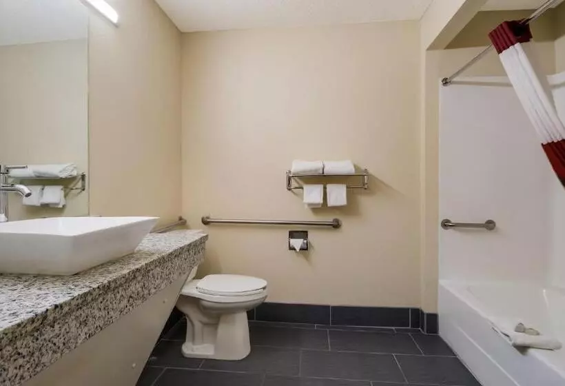キングサイズベッドのスーペリアルーム, Red Roof Inn South Bend  Mishawaka