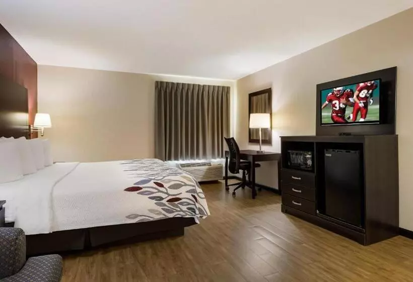キングサイズベッドのスーペリアルーム, Red Roof Inn South Bend  Mishawaka
