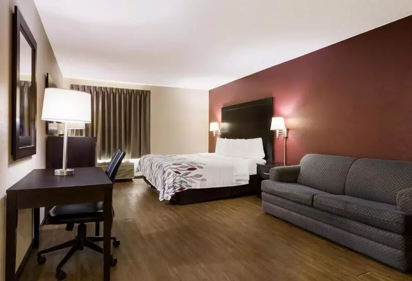 キングサイズベッドのスーペリアルーム, Red Roof Inn South Bend  Mishawaka