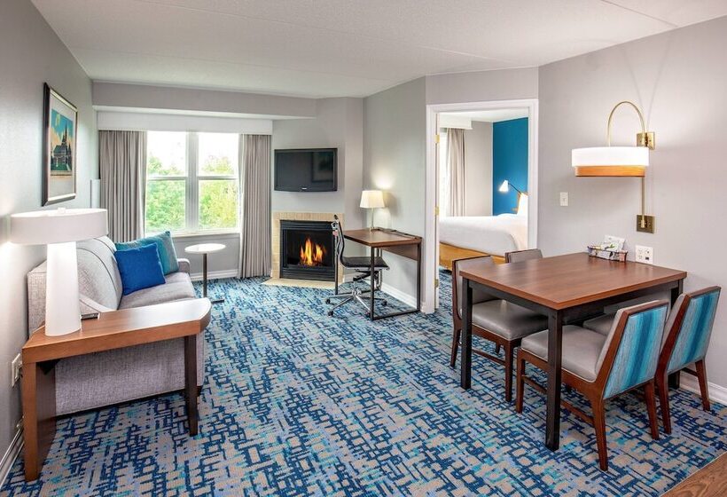 침실 2개 스위트, Residence Inn By Marriott Boston Woburn