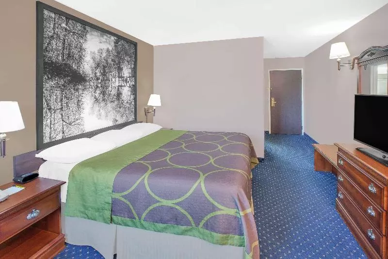 キングサイズベッドのスタンダードルーム, Super 8 By Wyndham Lowell/bentonville/rogers Area