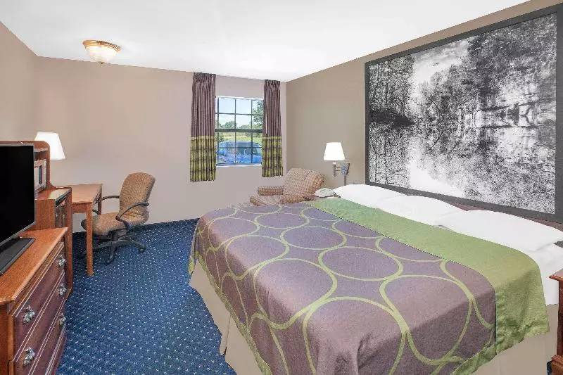 キングサイズベッドのスタンダードルーム, Super 8 By Wyndham Lowell/bentonville/rogers Area