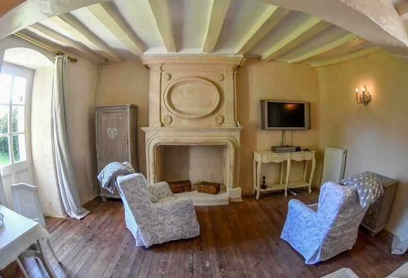 غرفة قياسية مطلّة علي الحديقة, Château De La Grand'cour