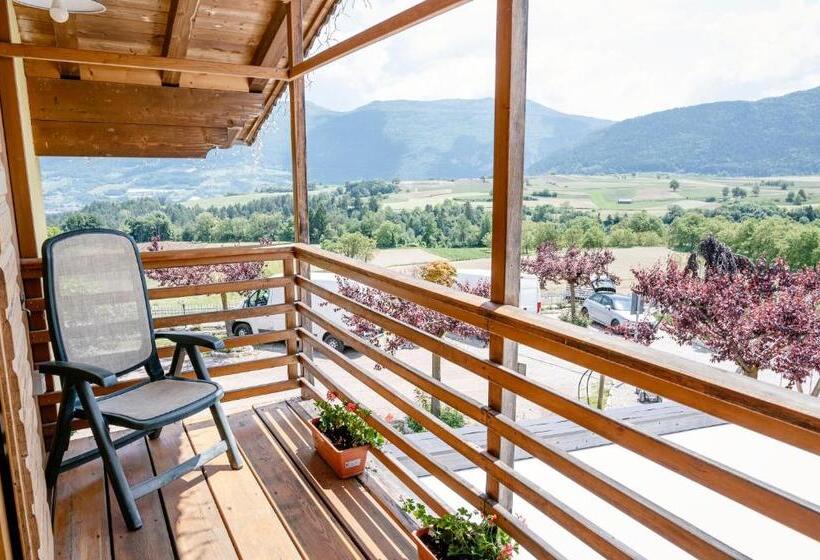 キングサイズベッドのデラックスルーム, Agritur Maso Alle Rose B&b E Restaurant