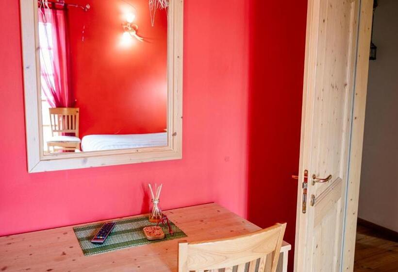 キングサイズベッドのデラックスルーム, Agritur Maso Alle Rose B&b E Restaurant