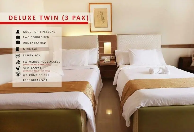 デラックストリプルルーム, Aerostop Hotel And Restaurant