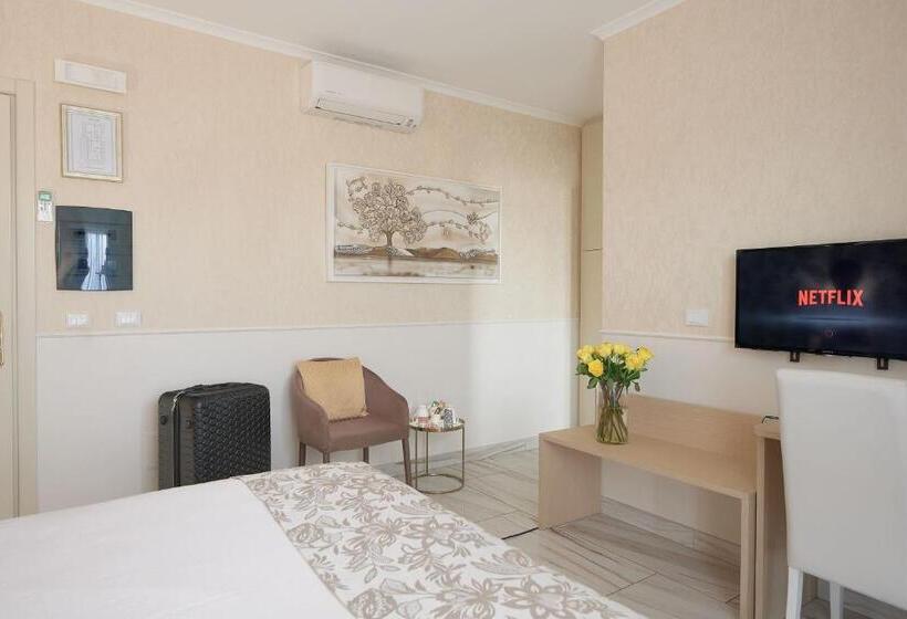 غرفة ديلوكس مزودة بشرفة, Rome Airport Inn