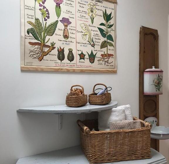 غرفة قياسية مطلّة علي الحديقة, Le Logis Blanc Bed&breakfast