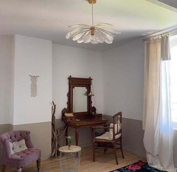 غرفة قياسية مطلّة علي الحديقة, Le Logis Blanc Bed&breakfast