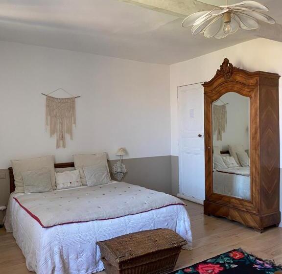 غرفة قياسية مطلّة علي الحديقة, Le Logis Blanc Bed&breakfast