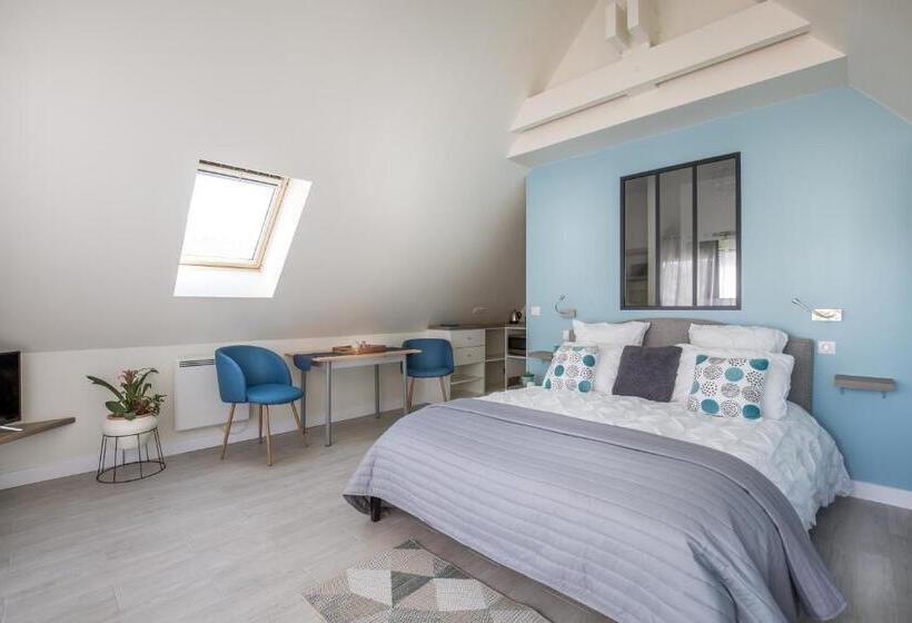 带阳台的豪华间, Chambre D Hôtes La Bourdonnaise