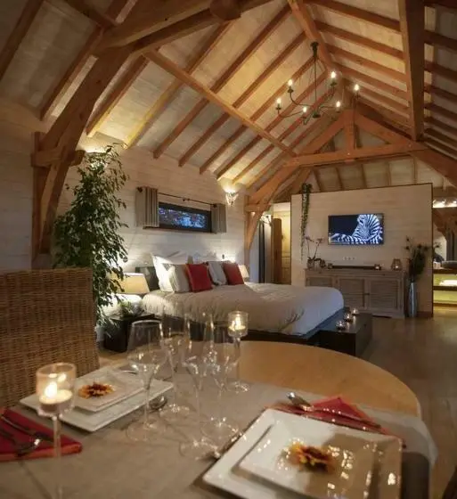 シャレー・スペリアー1寝室, Cabane De Prestige Avec Jacuzzi Et Sauna Privatifs