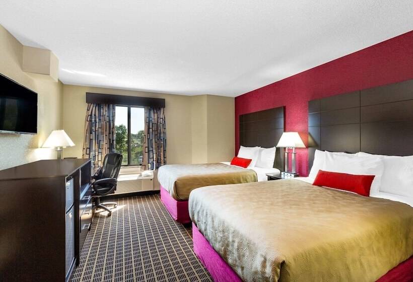 חדר סטנדרט שתי מיטות זוגיות, Baymont Inn & Suites By Wyndham Mukwonago