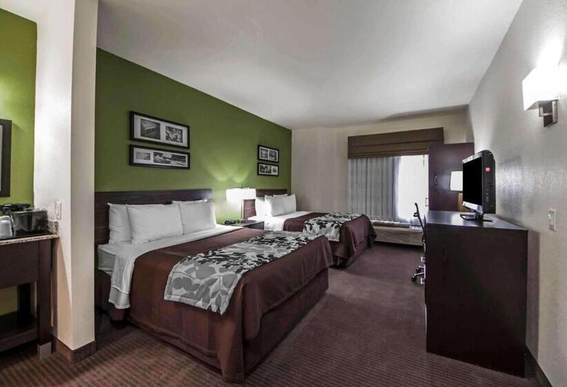 غرفه قياسيه سريرين مزدوجين, Sleep Inn & Suites Tulsa Central I 44