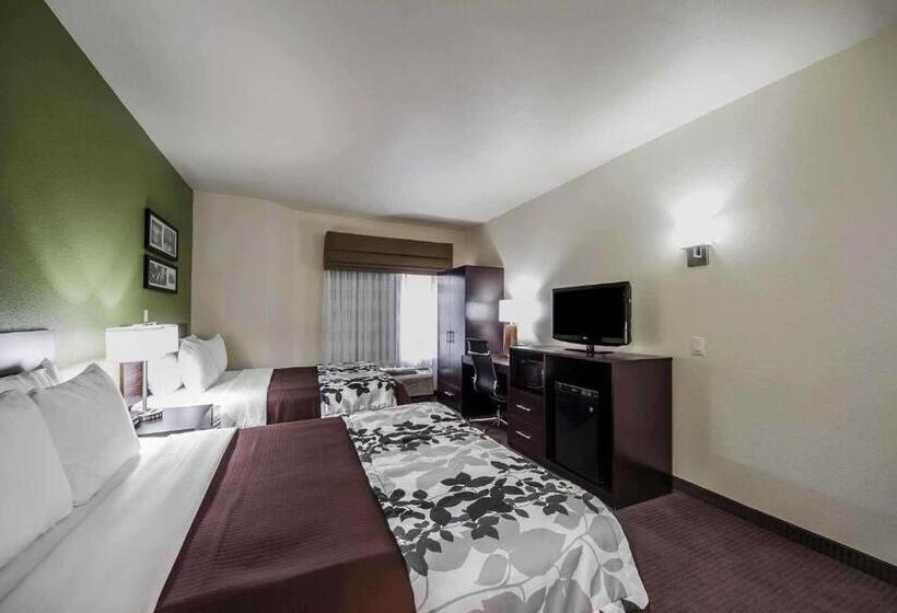غرفه قياسيه سريرين مزدوجين, Sleep Inn & Suites Tulsa Central I 44
