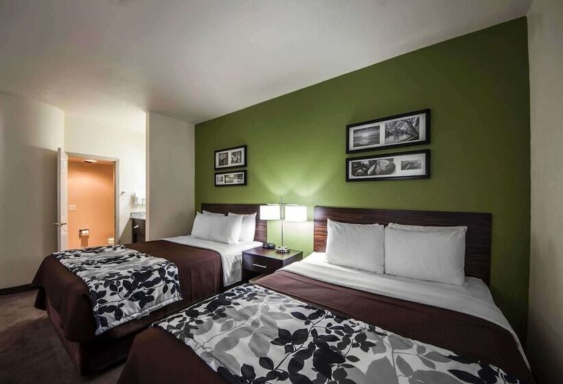 Номер Стандарт 2 Двуспальные Кровати, Sleep Inn & Suites Tulsa Central I 44