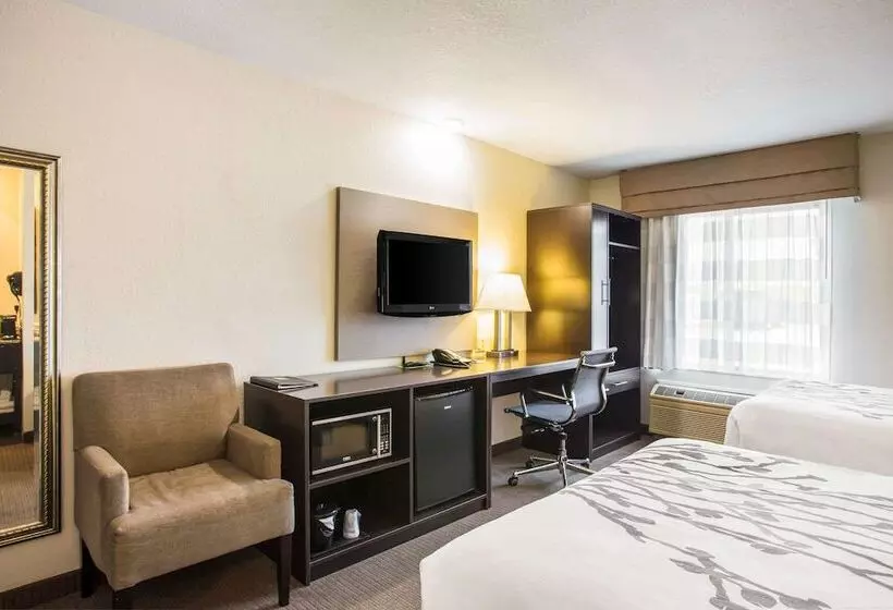 ２ダブルベッドのスタンダードルーム, Sleep Inn Kansas City International Airport