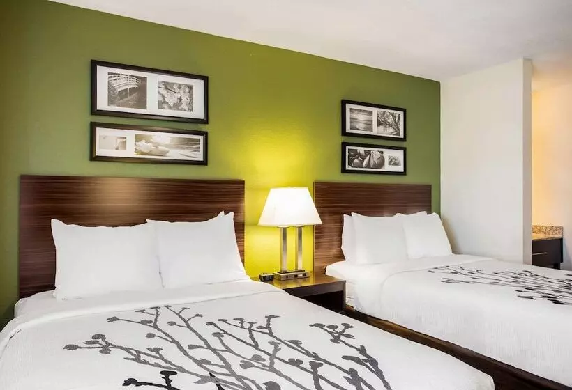 ２ダブルベッドのスタンダードルーム, Sleep Inn Kansas City International Airport