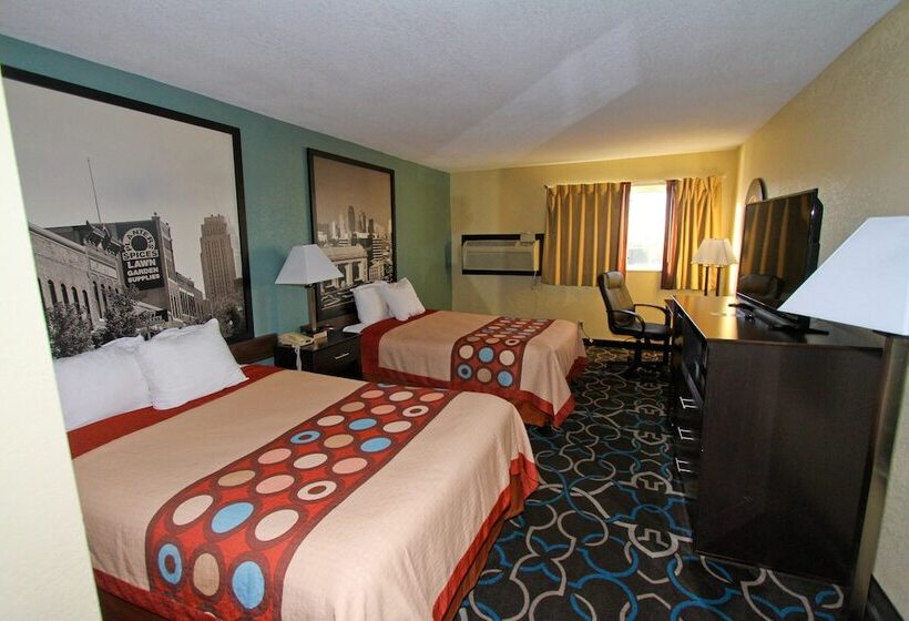 غرفه قياسيه سريرين مزدوجين, Super 8 By Wyndham Kansas City