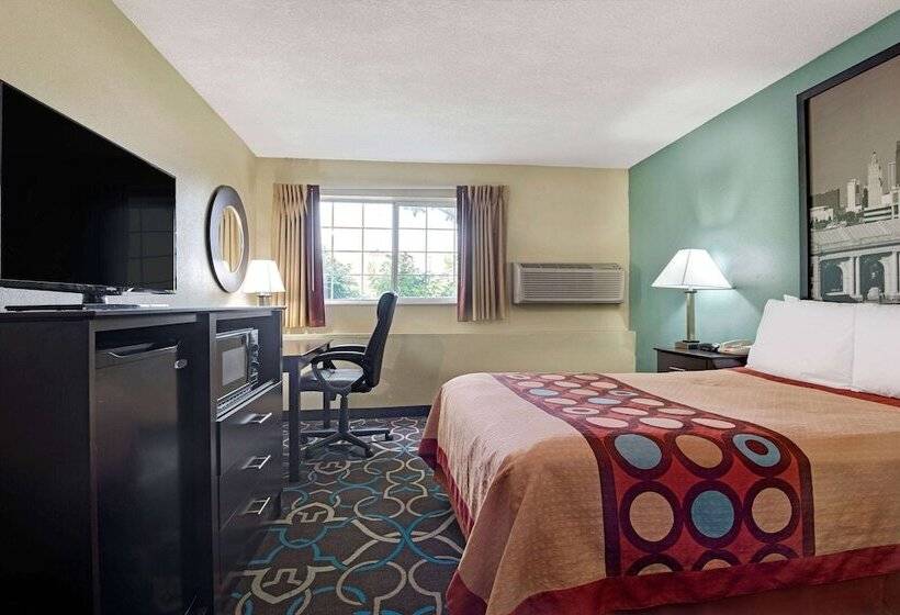 غرفة قياسية سرير مزدوج, Super 8 By Wyndham Kansas City