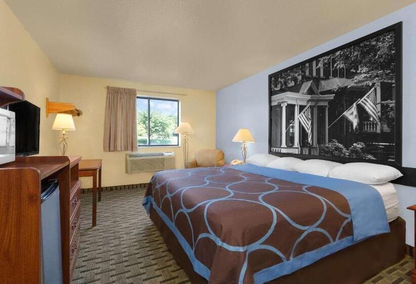 غرفة قياسية سرير كينج, Super 8 By Wyndham Lynchburg Va